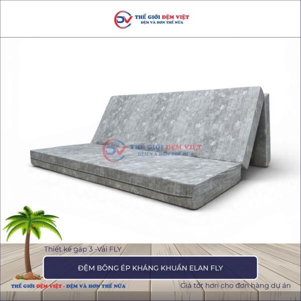 Đệm bông ép kháng khuẩn Elan FLY